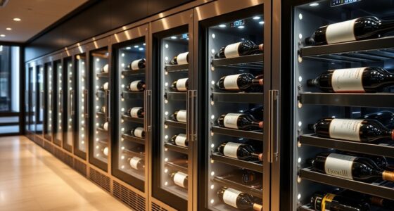 luxury dual zone wine fridges
