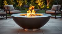 luxury durable stainless steel fire pits