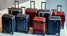 luxury durable travel luggage