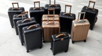 luxury durable travel luggage