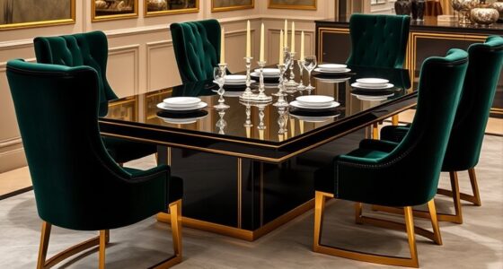 luxury elegant dining tables