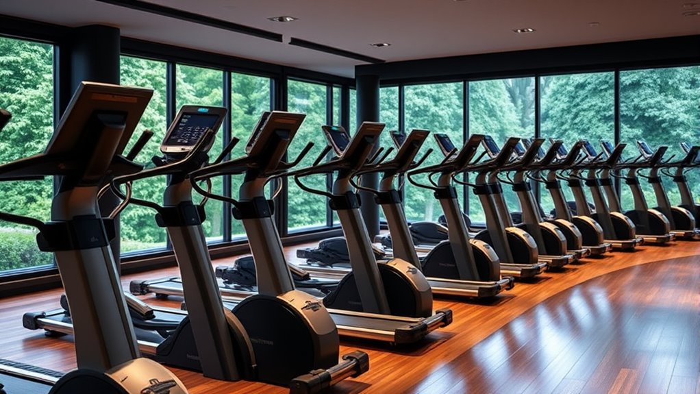 luxury elliptical machine selection