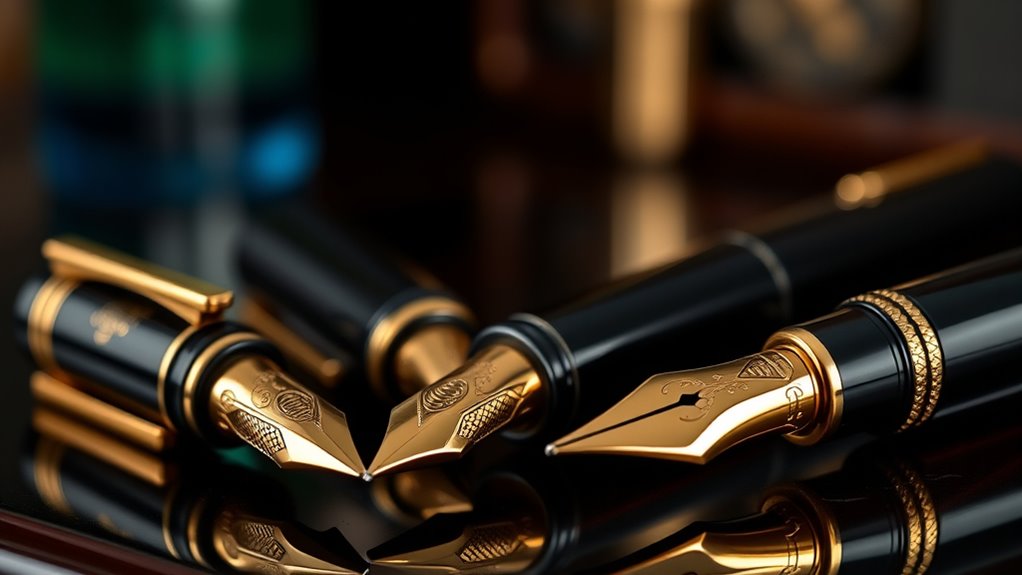 luxury fountain pen collection
