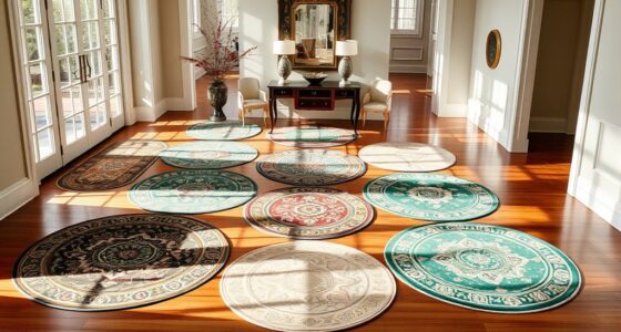 luxury foyer round rugs