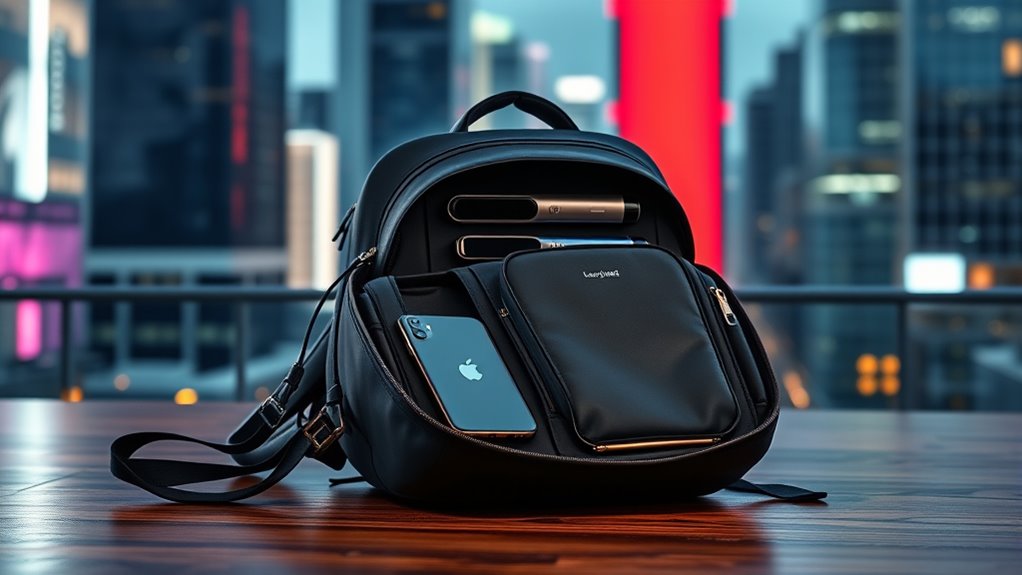 luxury gadget travel backpacks