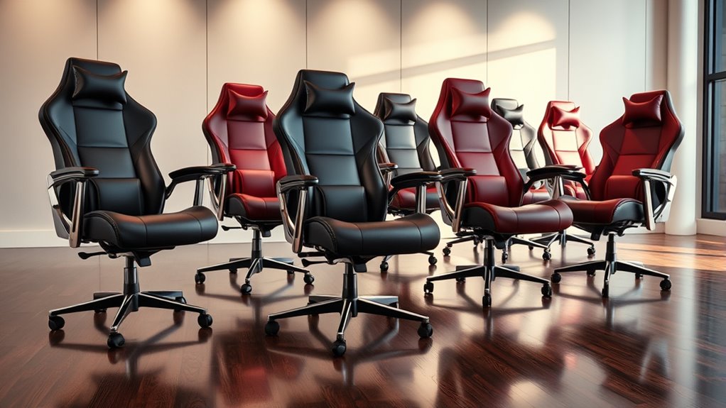 luxury gaming chair selections