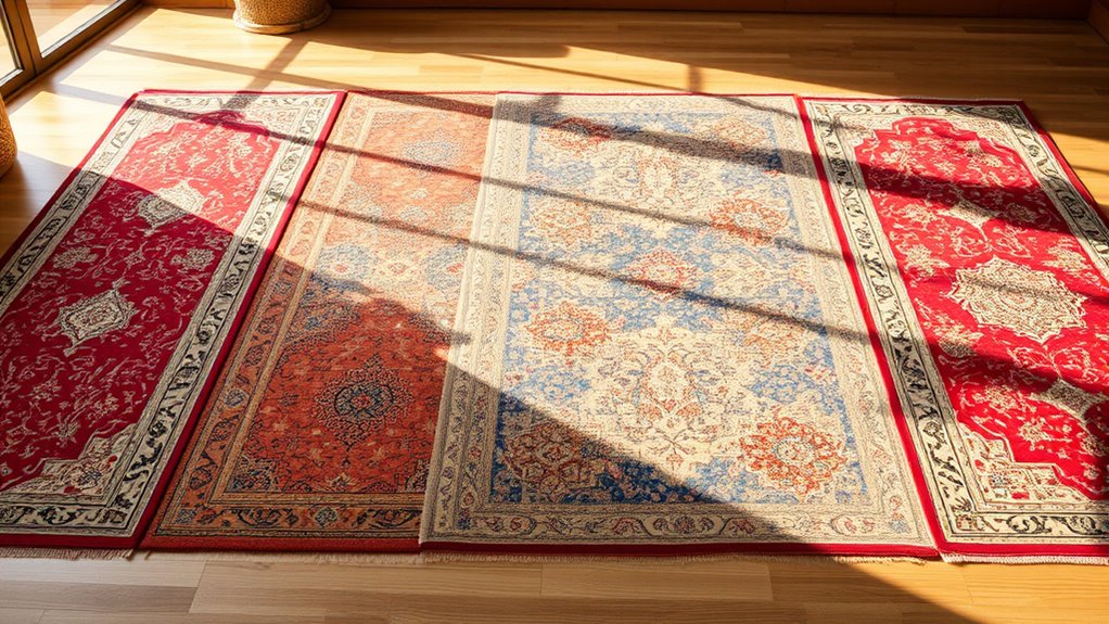 luxury hand knotted silk rugs