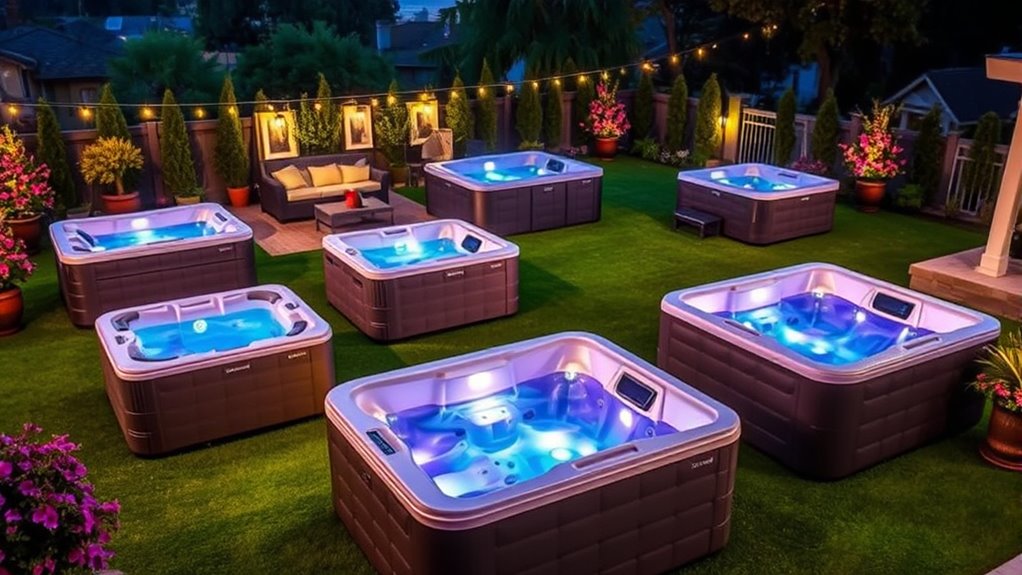 luxury inflatable hot tubs