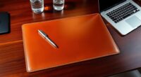 luxury leather desk mats