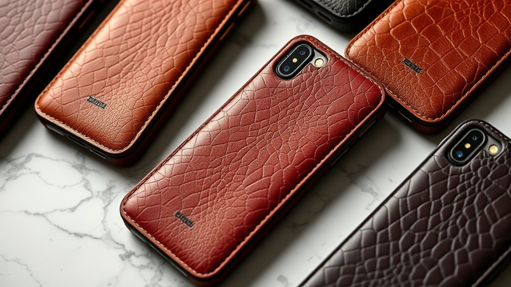 luxury leather phone cases