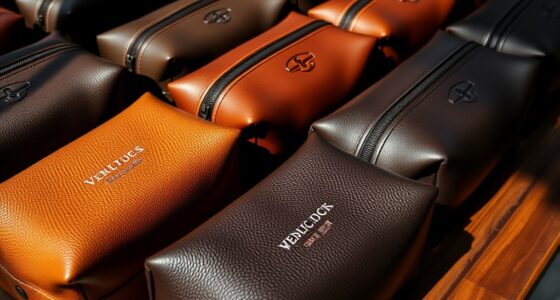 luxury leather travel organizers