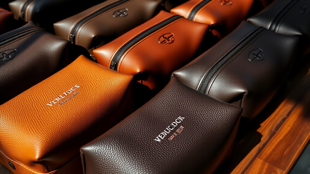 luxury leather travel organizers