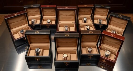 luxury leather watch storage