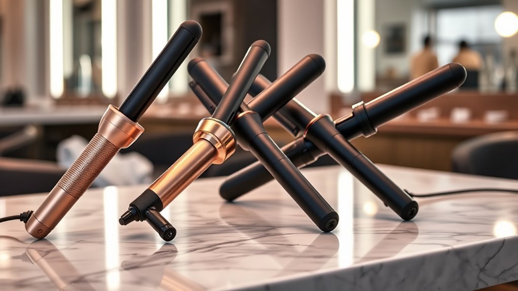 luxury long hair curling irons