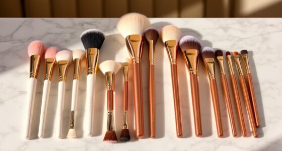 luxury makeup brush collection