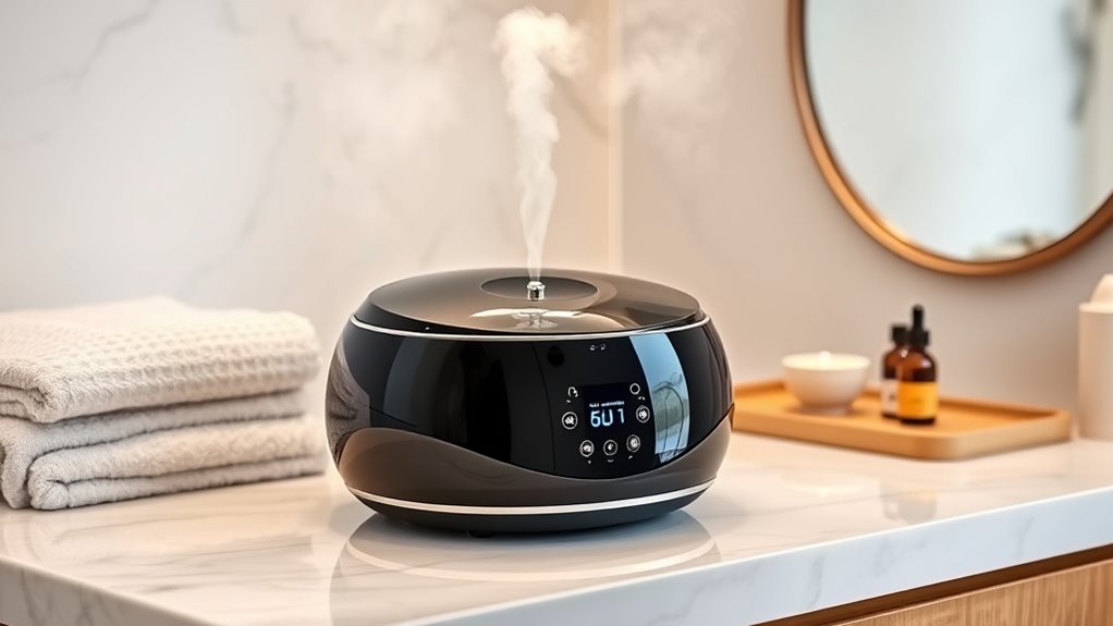 luxury nano ionic facial steamers