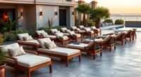 luxury outdoor lounge seating