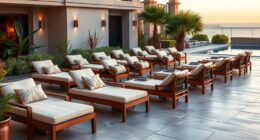 luxury outdoor lounge seating