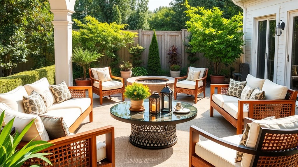 luxury outdoor patio furniture