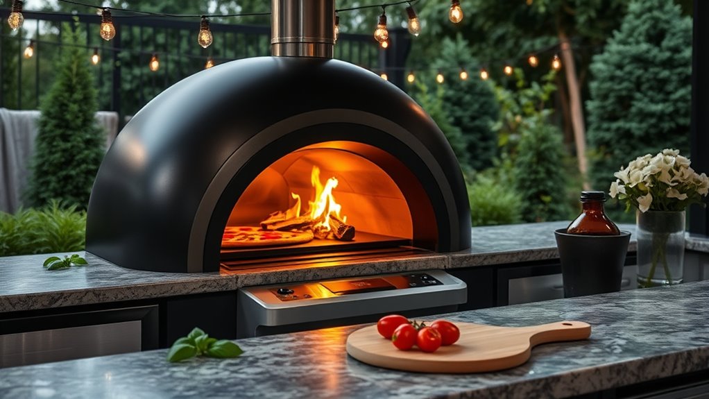 luxury outdoor pizza ovens
