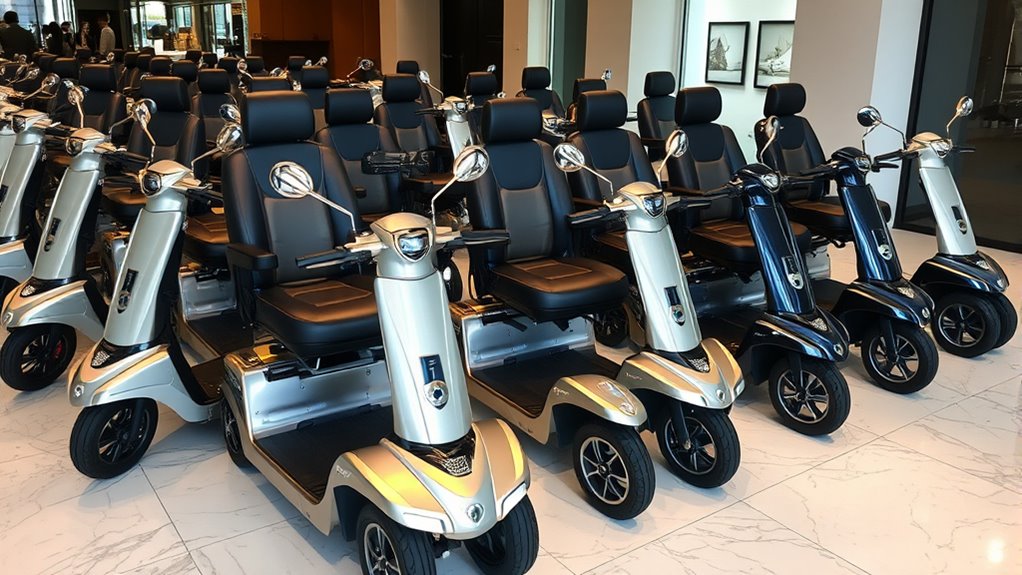 luxury scooter captain seats