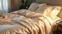 luxury silk bedding selection