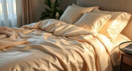 luxury silk bedding selection