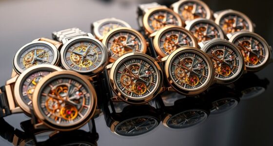 luxury skeleton watch collection