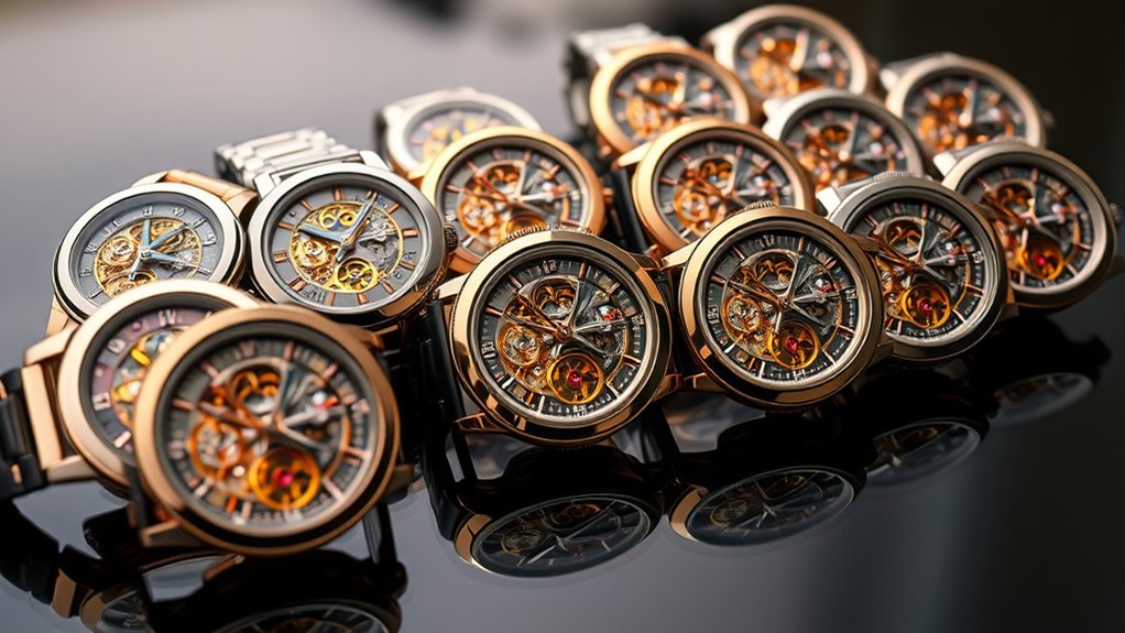luxury skeleton watch collection