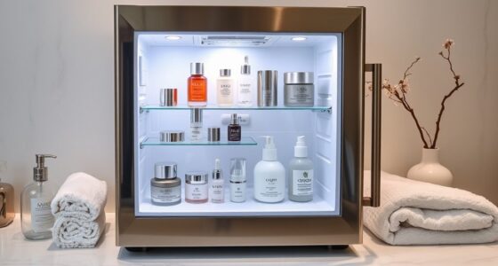luxury skincare fridge collection