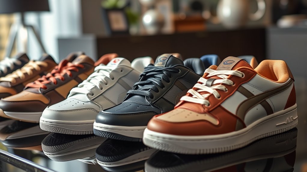 luxury sneakers blending style
