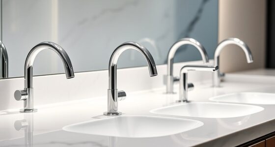 luxury touchless bathroom faucets
