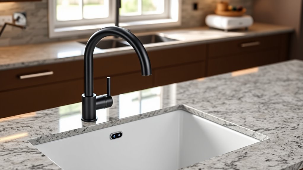 luxury touchless kitchen faucets