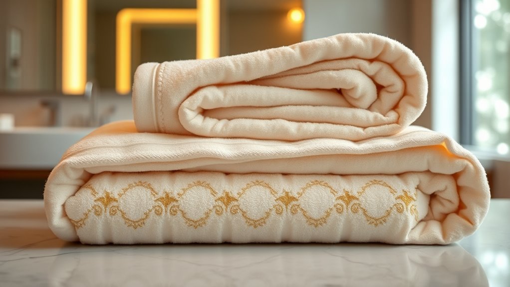 luxury towel material qualities