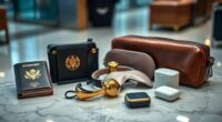 luxury travel accessory essentials