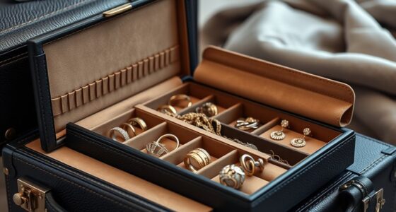 luxury travel jewelry cases