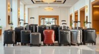 luxury travel luggage selection