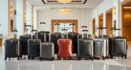 luxury travel luggage selection