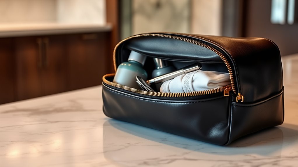 luxury travel toiletry bags