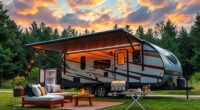 luxury travel trailer gear
