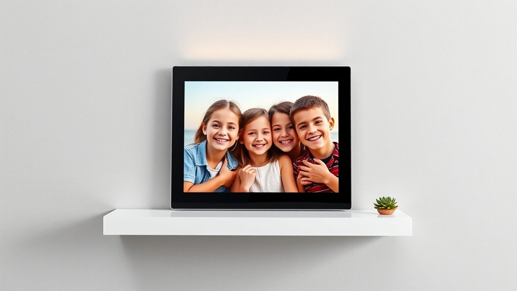 luxury wi fi digital frames