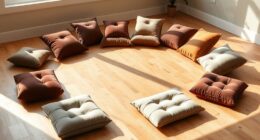 meditation cushions with back
