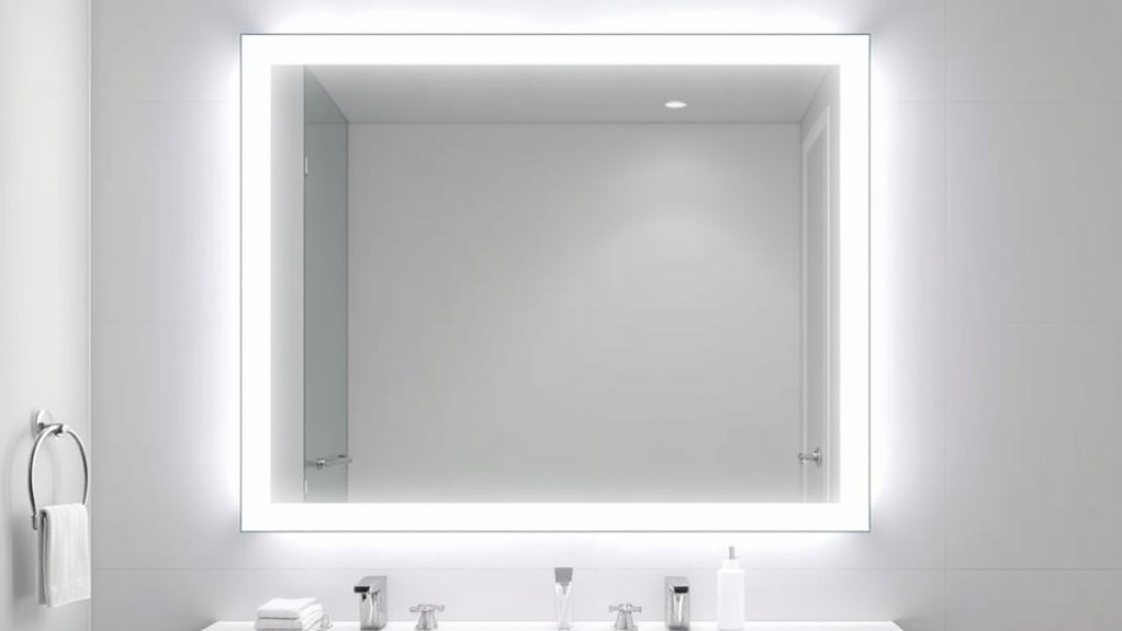 mirror size and features