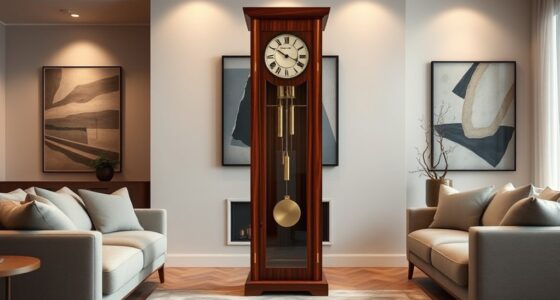 modern stylish grandfather clocks