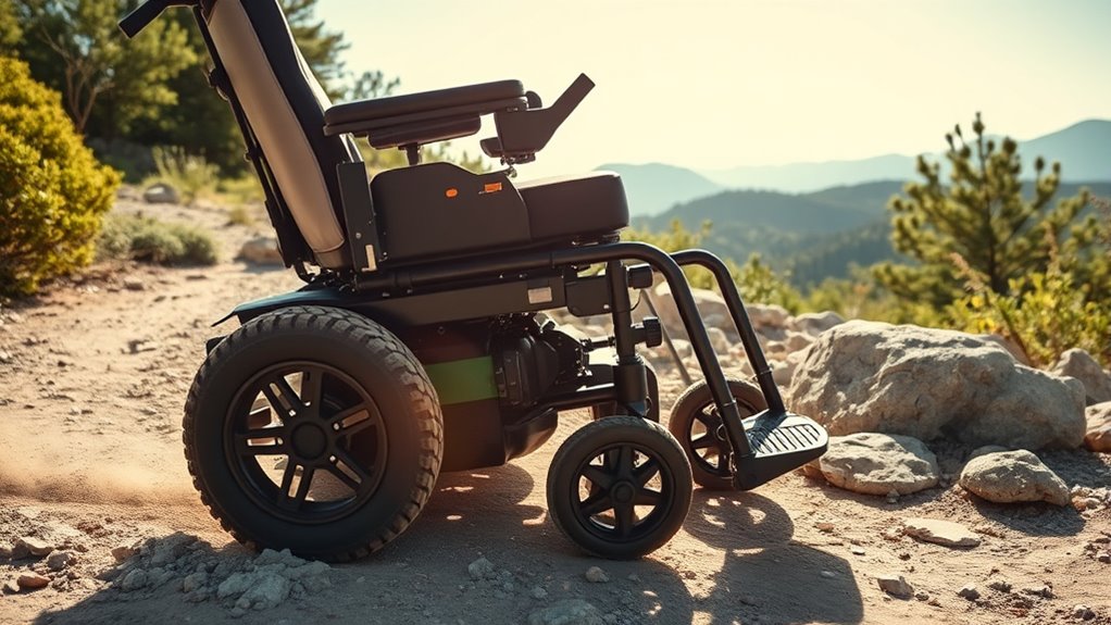 outdoor wheelchair feature considerations