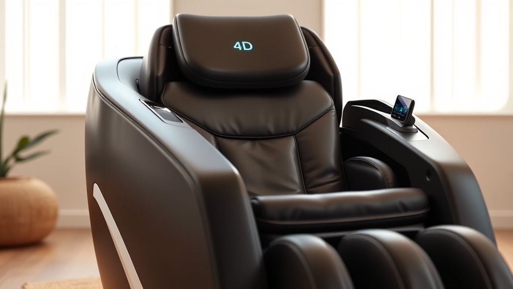 personalized massage chair features