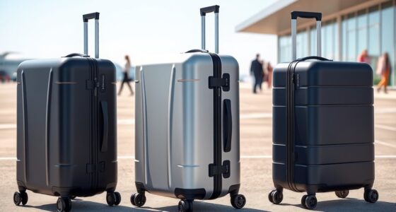 portable battery travel luggage