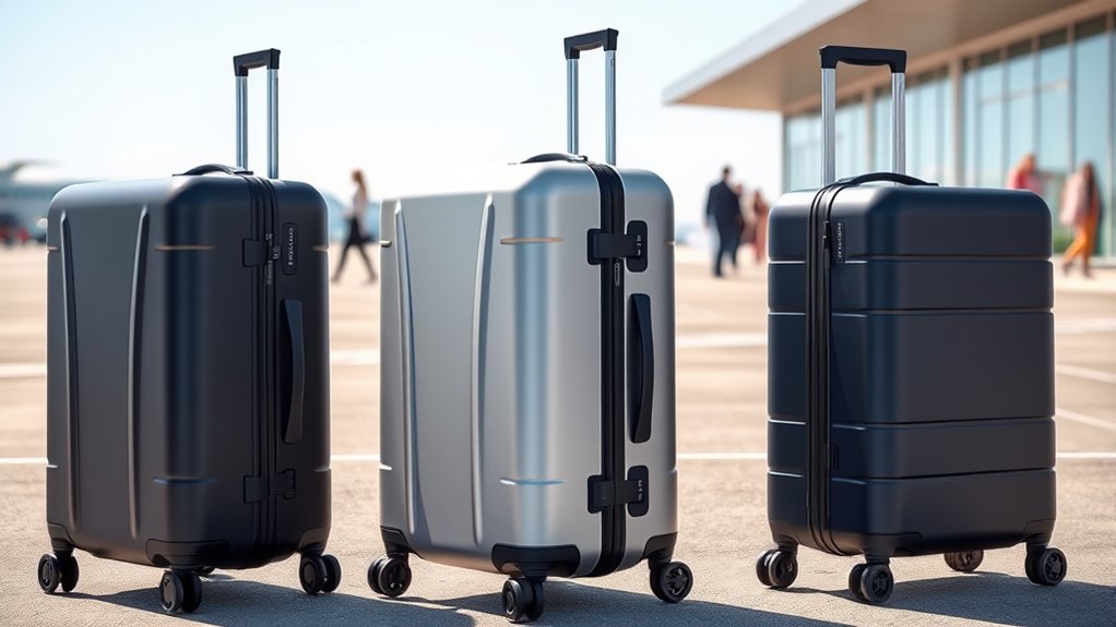 portable battery travel luggage