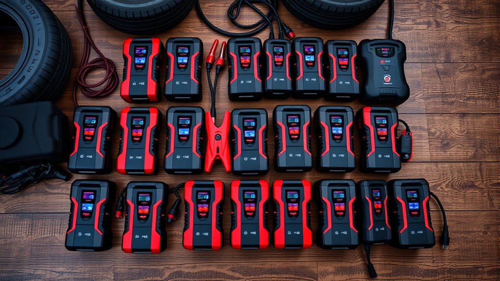 portable jump starters with air compressors