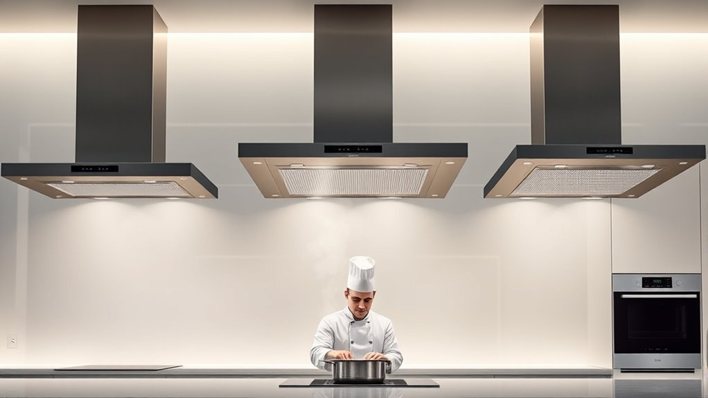 powerful quiet cooking hoods